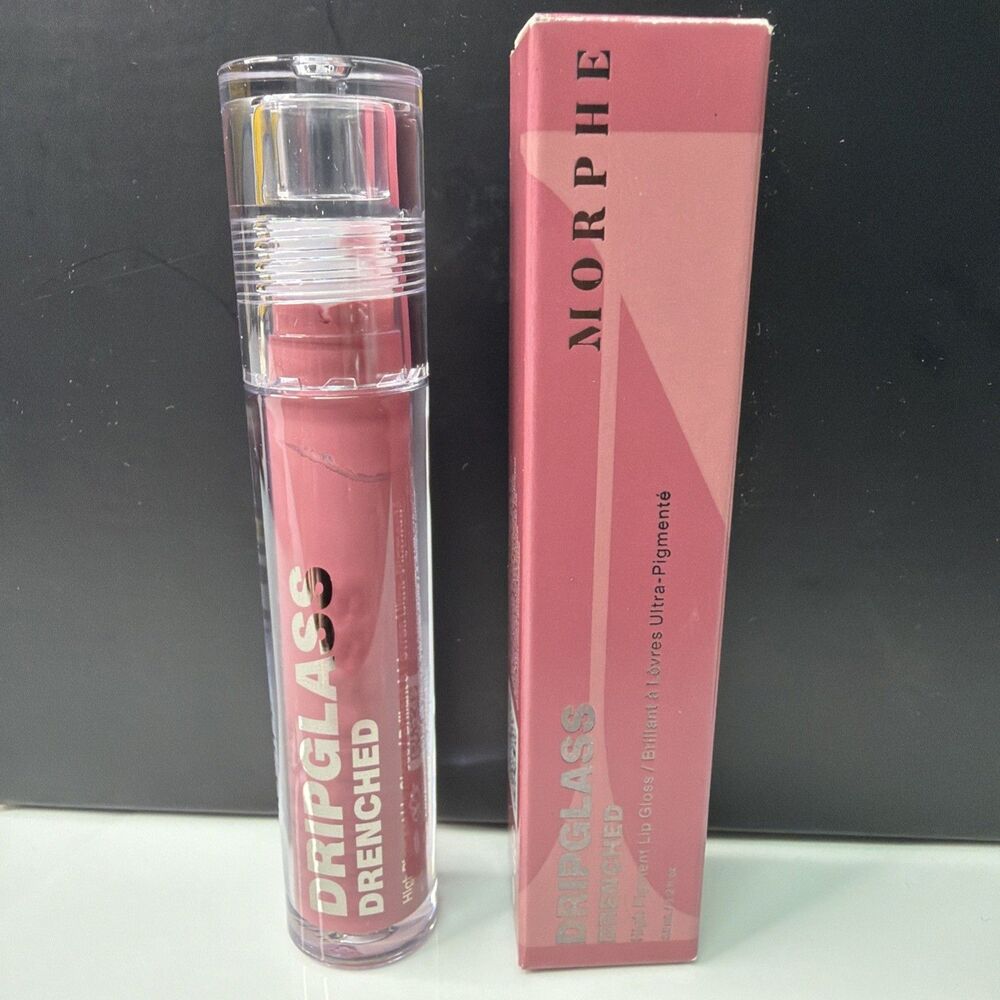 Morphe Dripglass Drenched Mauve Splash High Pigment Lip Gloss 3.8ml